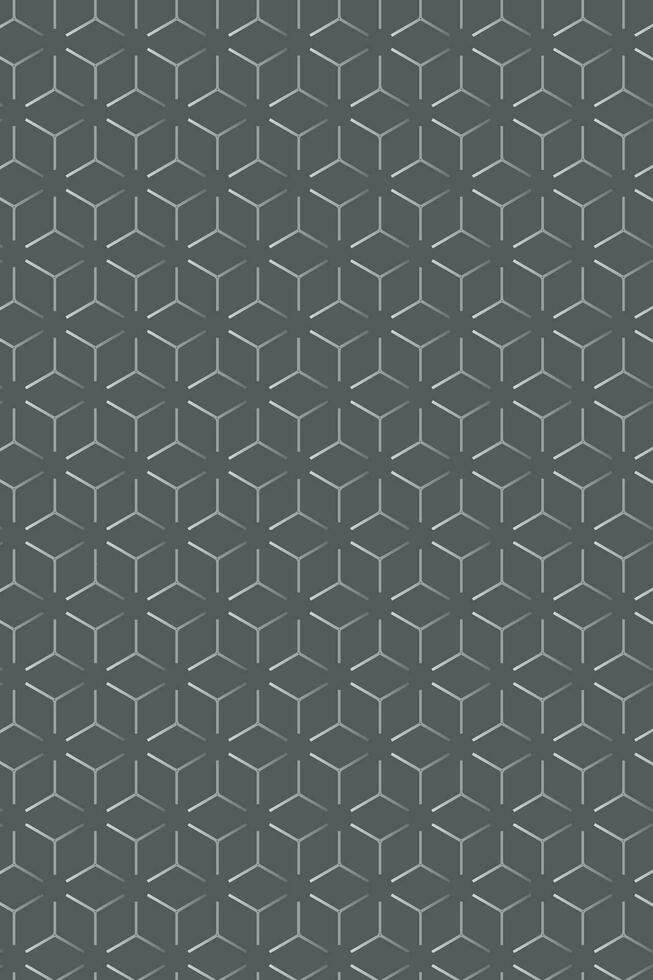 Pattern line hexagonal abstract 3d background vector illustration