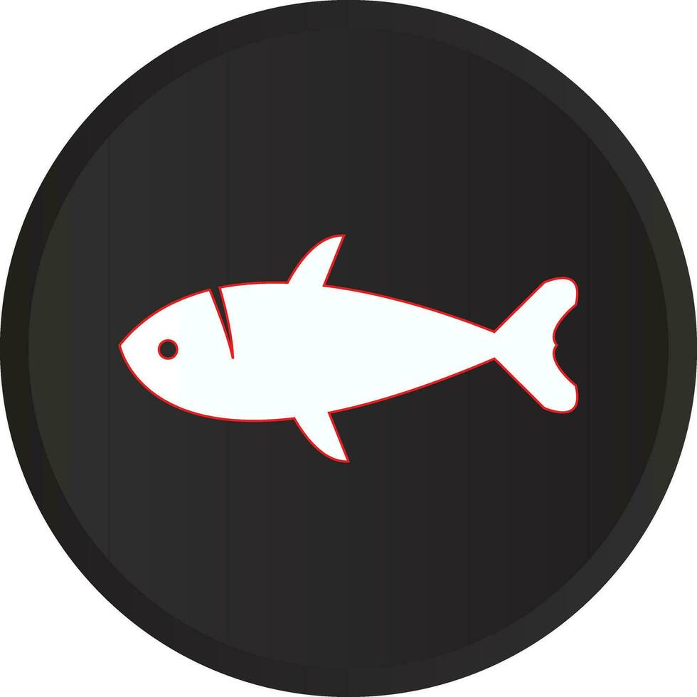 fish vector illustration with circle Logo