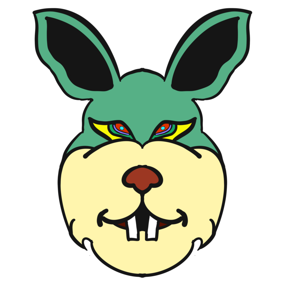 Cute animal faces. Hand drawn characters. Sweet funny animals. Winter holidays, baby shower, birthday, children's party png