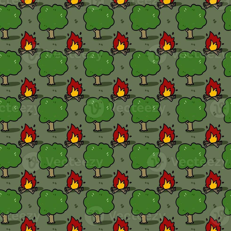 seamless background pattern with firewood. photo