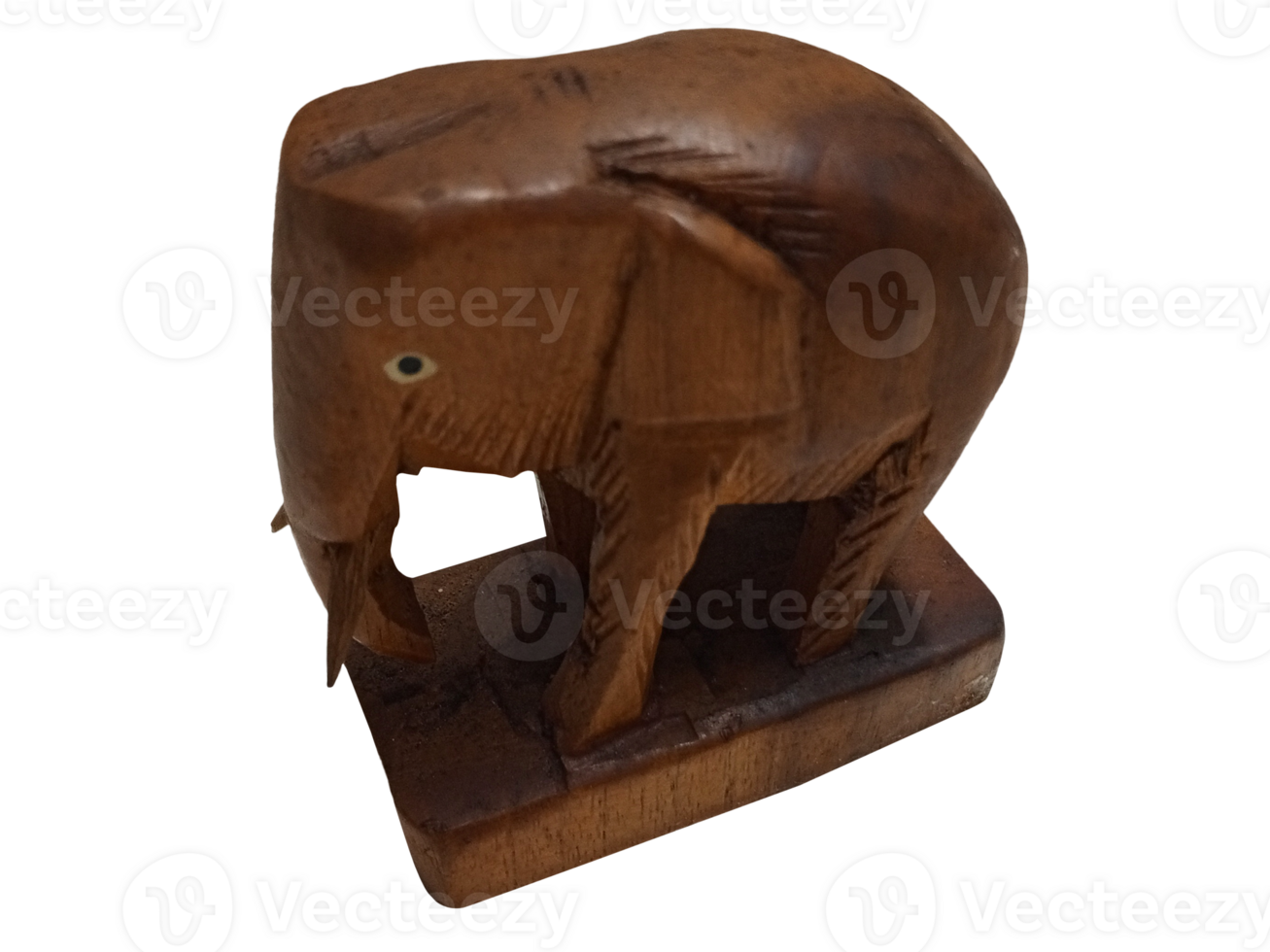 Hand Carved Wooden Elephant ,Wooden Elephant png