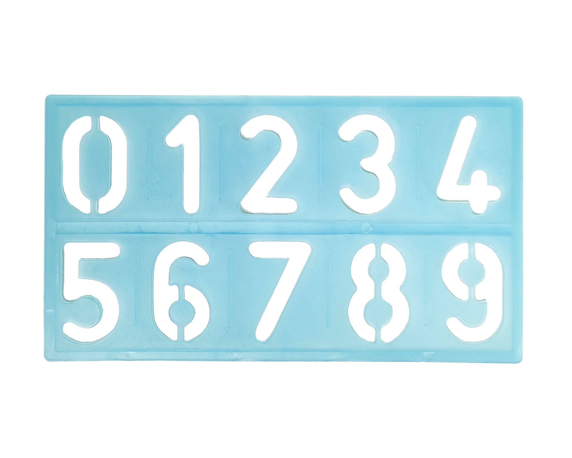Blue Alphabet Template Ruler Classic Alphabet And Number Molding Ruler 