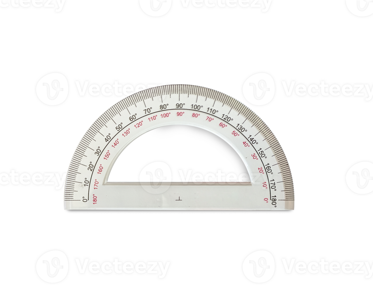 close up plastic protractor png