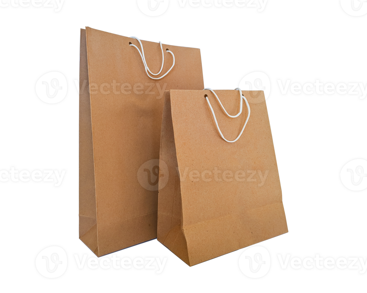 two brown plain paper bags 32620781 PNG