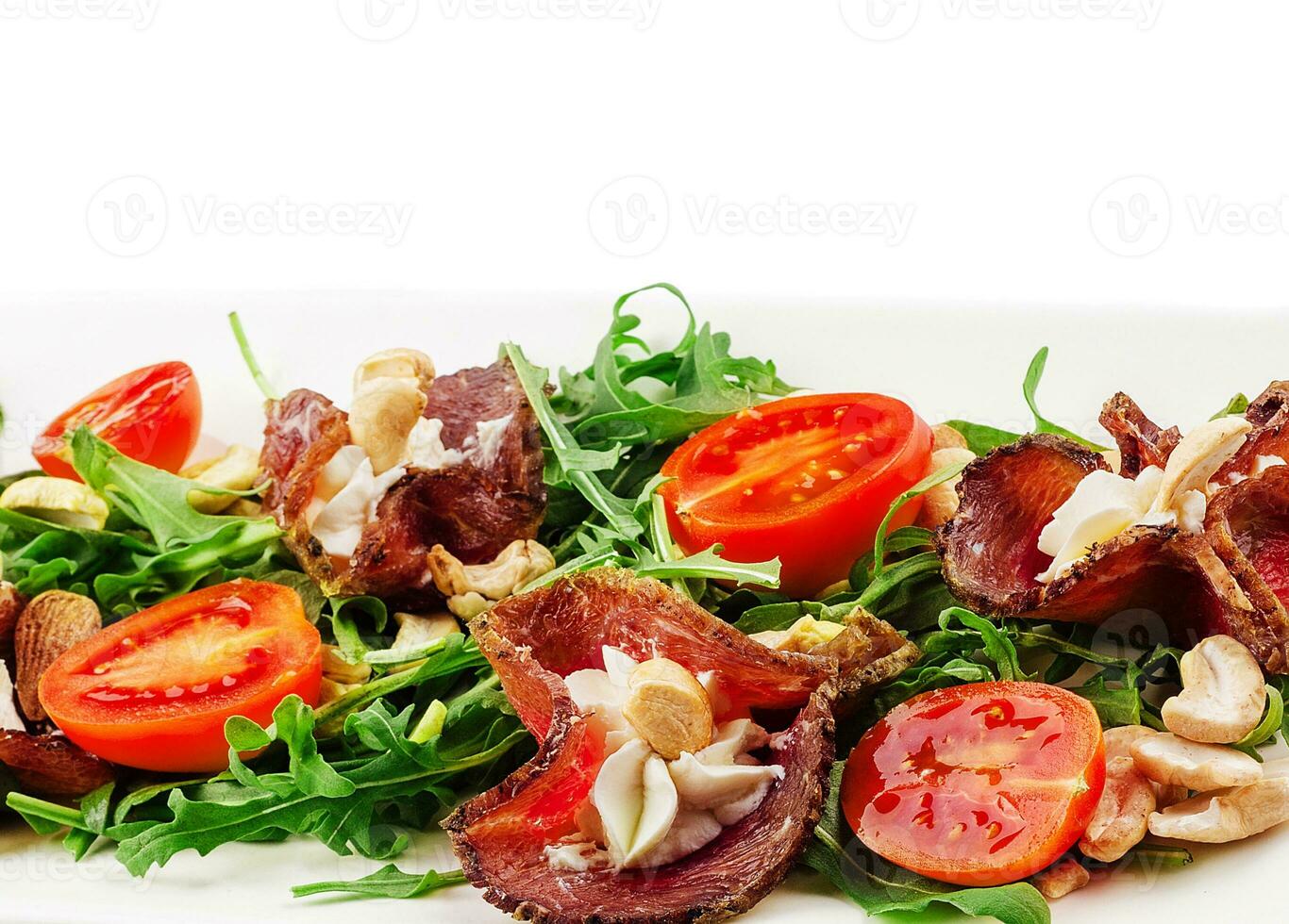 Carpaccio of the dried salty beef photo