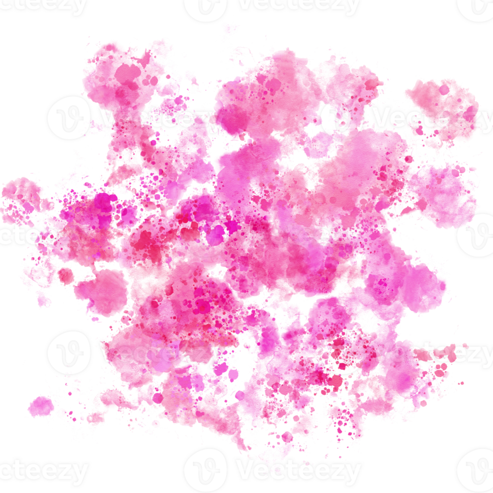 pink watercolor splash background png