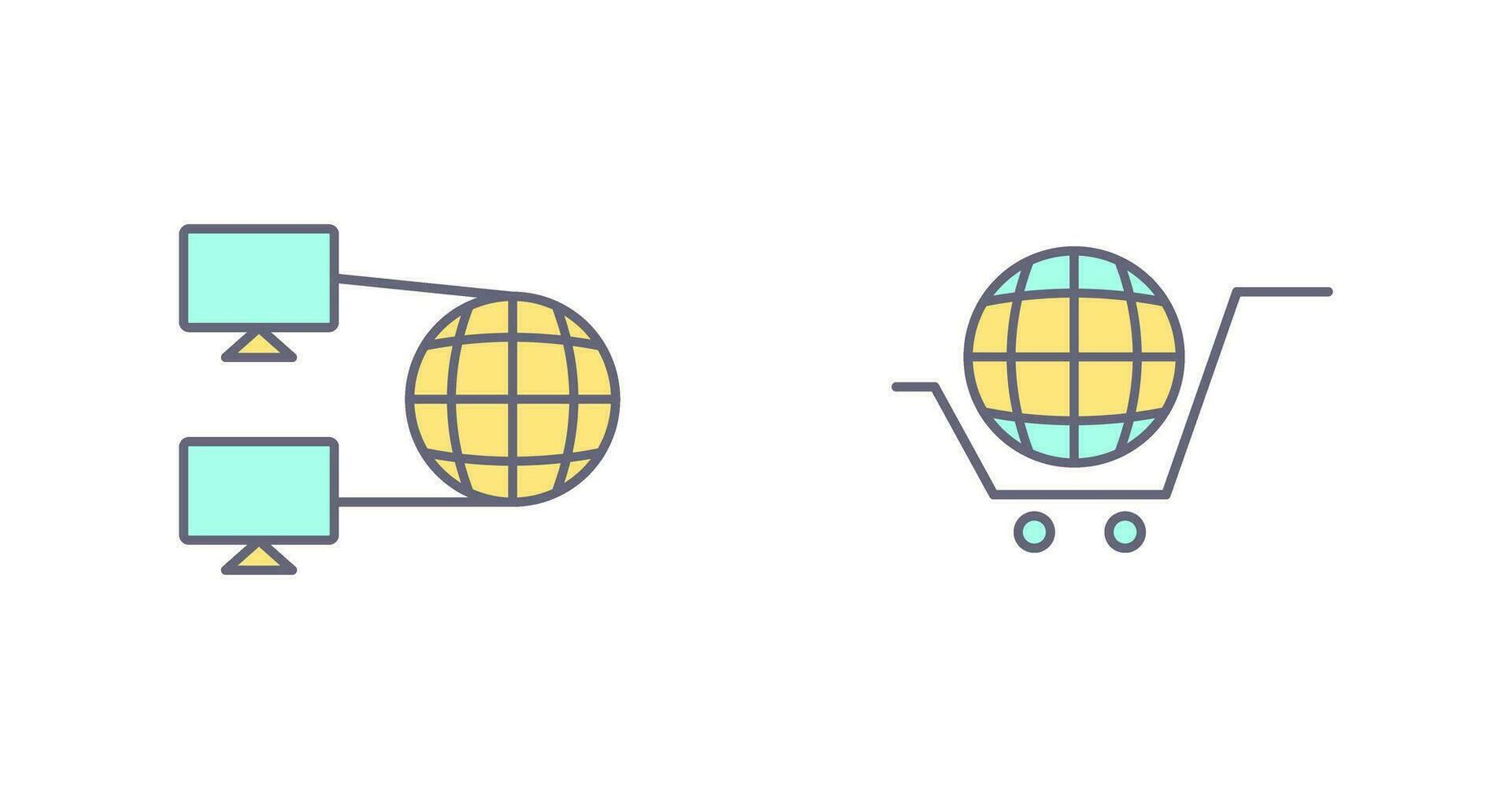 Internet Connectivity and Global Icon vector