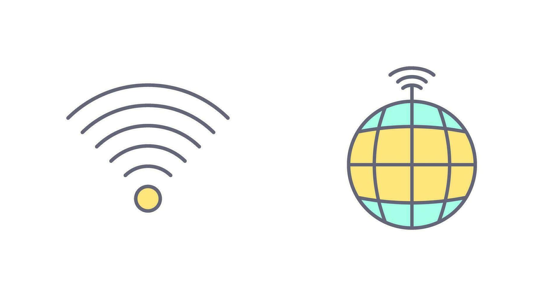 Signal on User and global Signals Icon vector