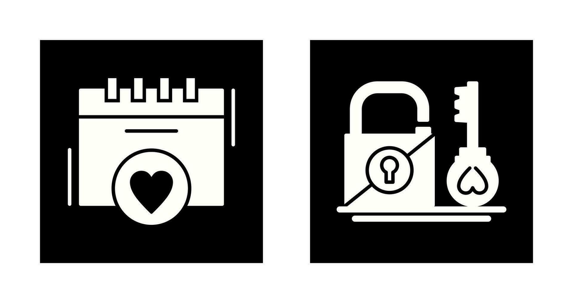 Romance and Wedding day Icon vector