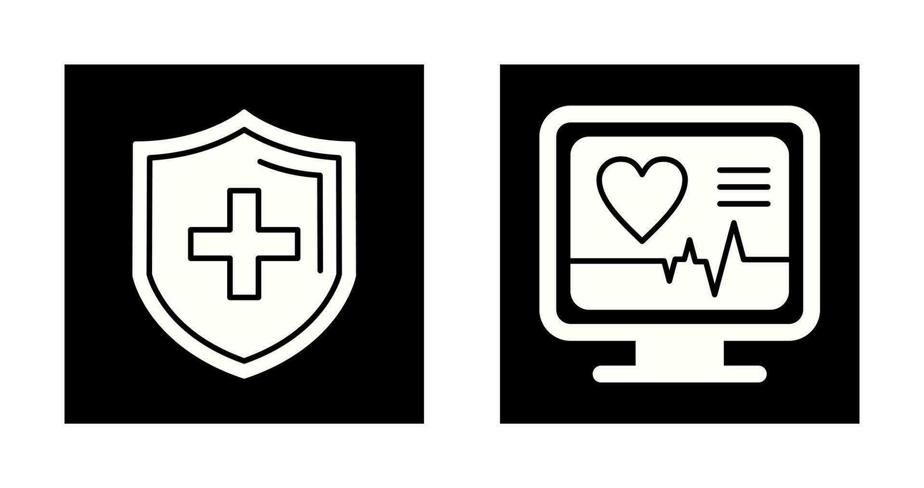 Protection and Plus Icon vector