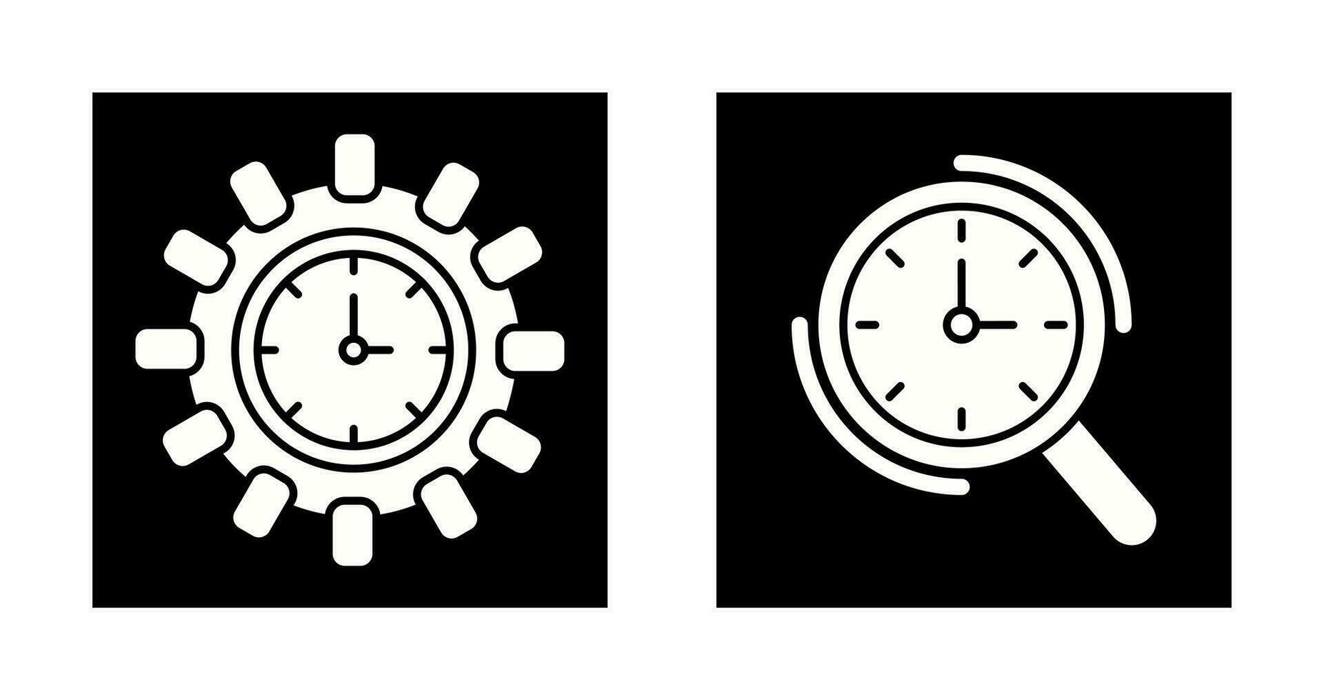 Direction and Magnifier Icon vector