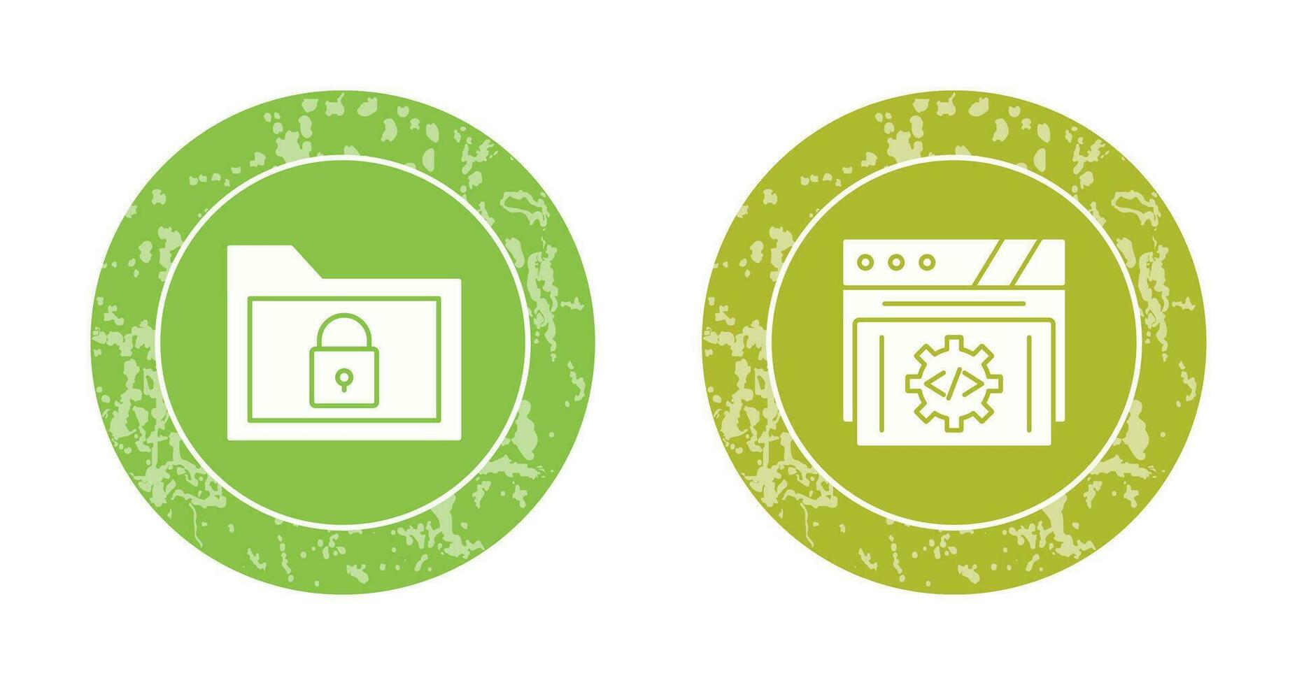 Folder and Development Icon vector