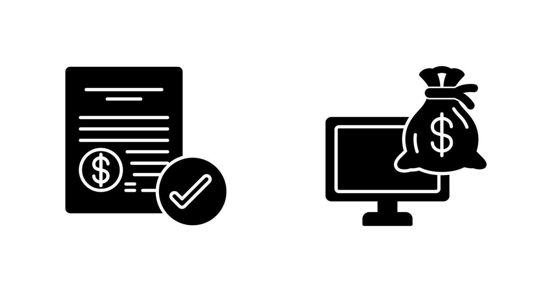 Paid and Online Loan Icon 32632959 Vector Art at Vecteezy