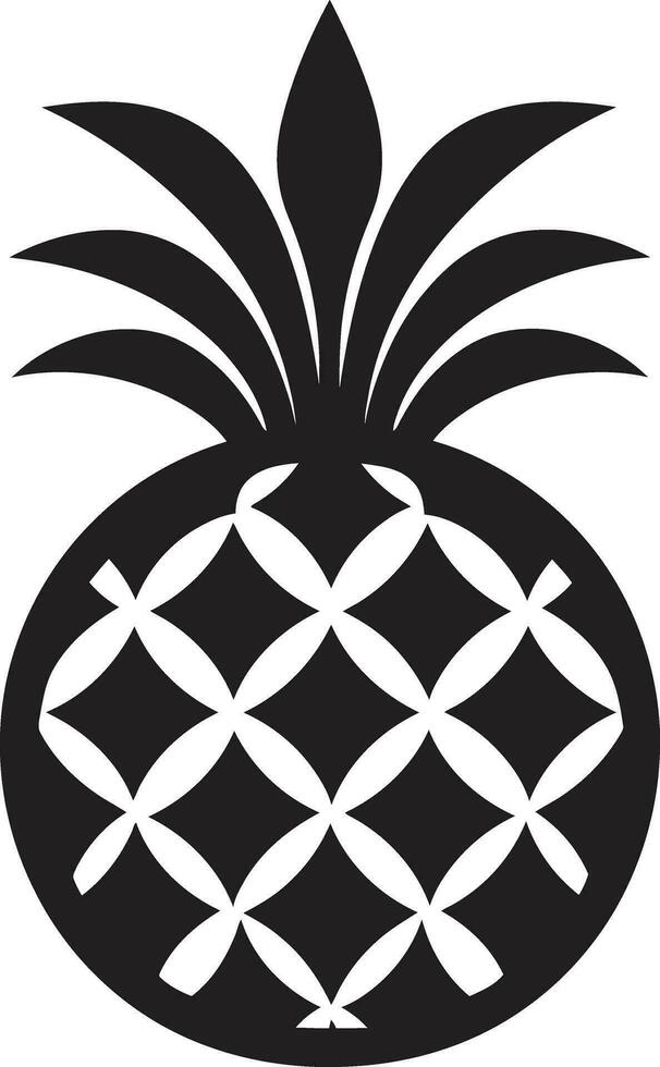 Minimalistic Pineapple Vector Chic Pineapple Logo Concept