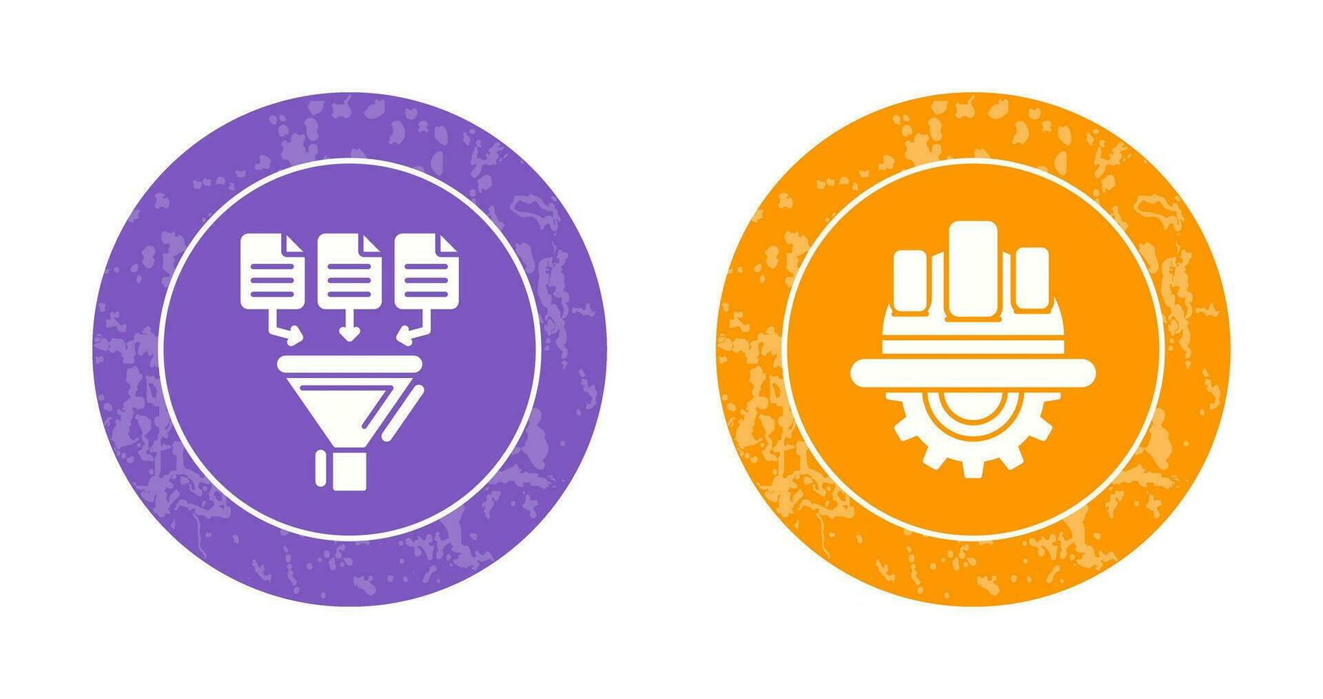 Data Collection and Engineering Icon vector