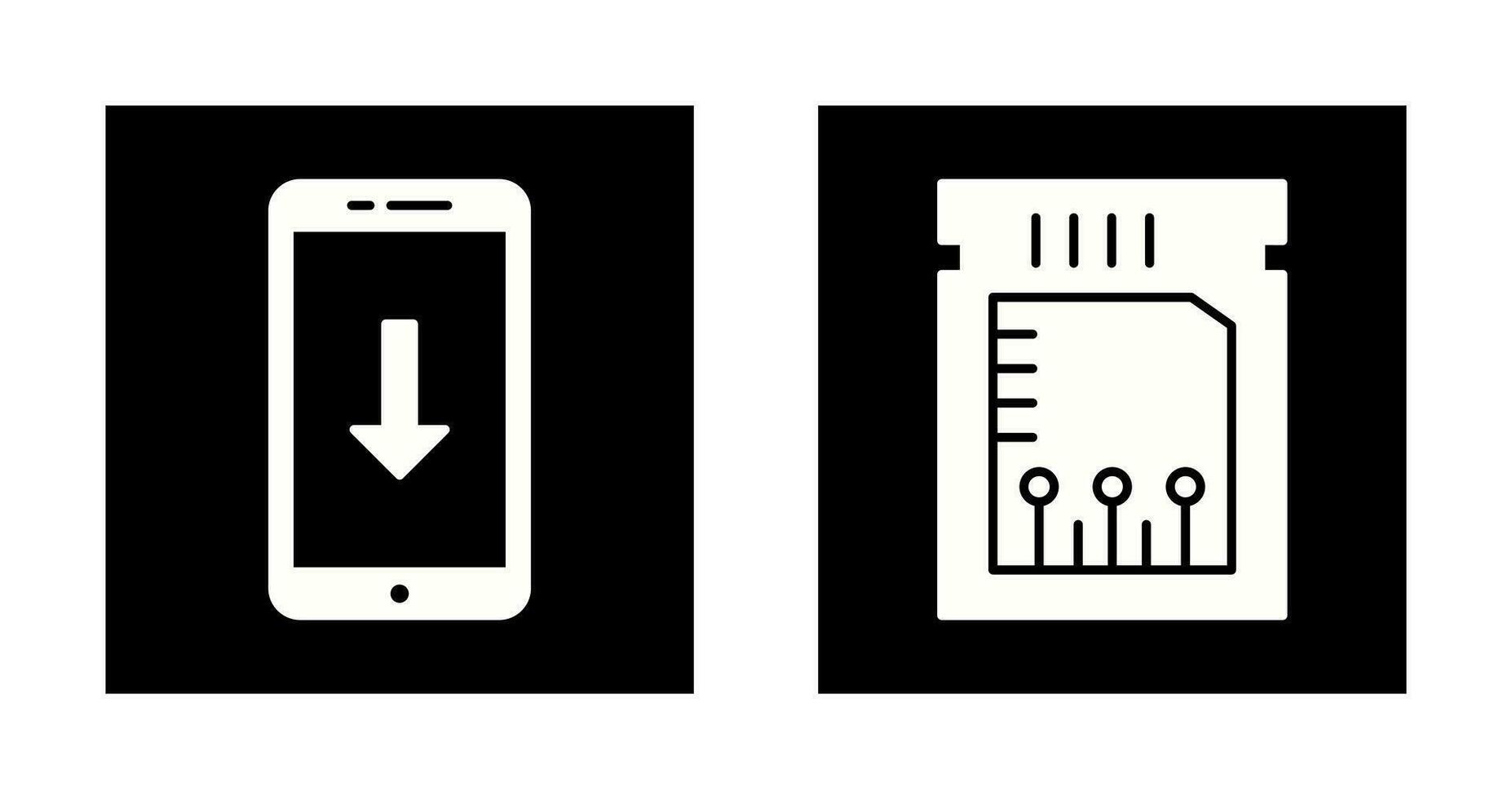 download and chip Icon vector