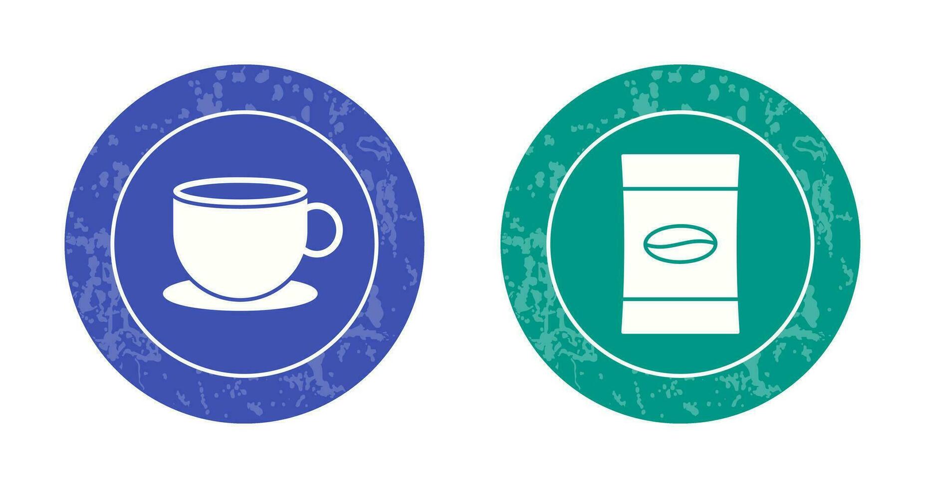 tea and coffee packet Icon vector