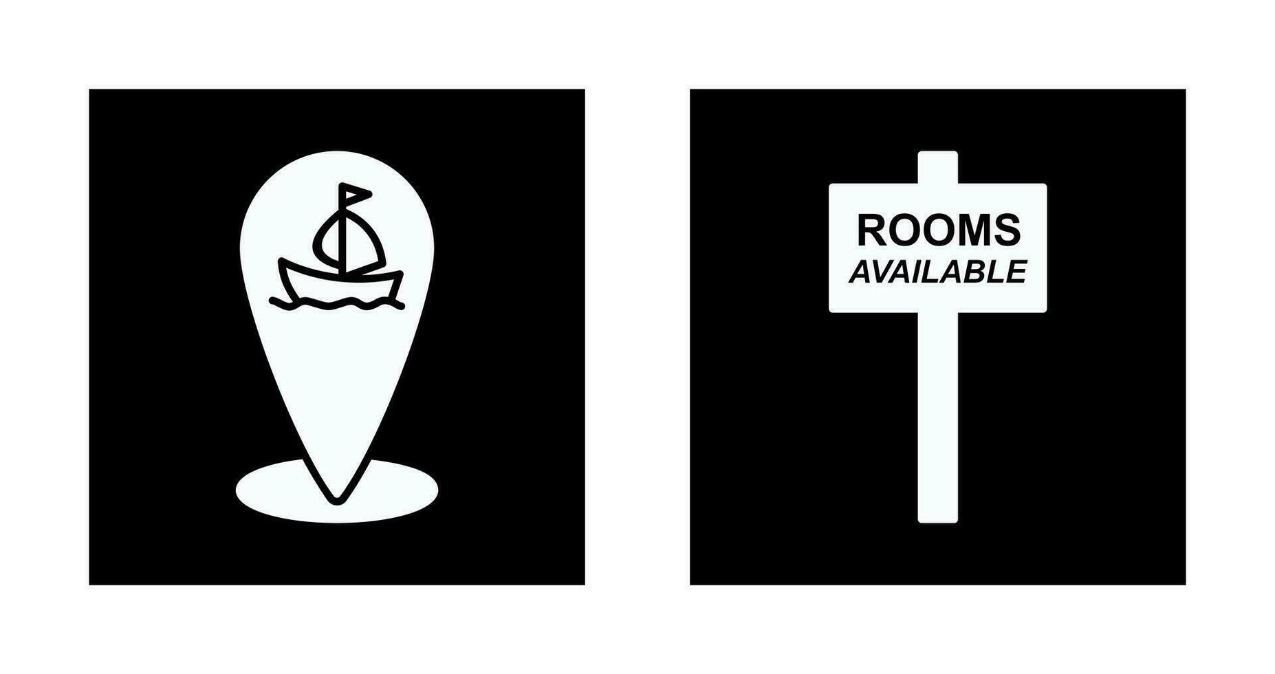 shipping location and room Icon vector
