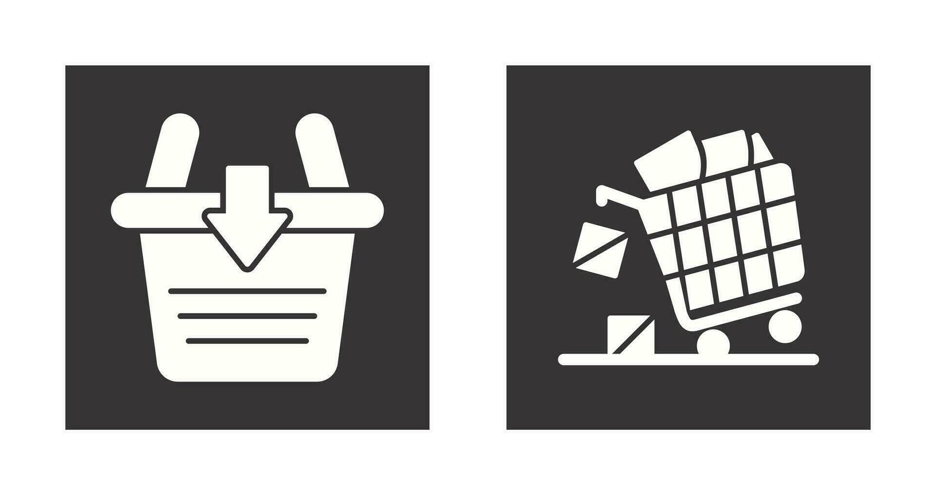Sale and Add to Basket Icon vector