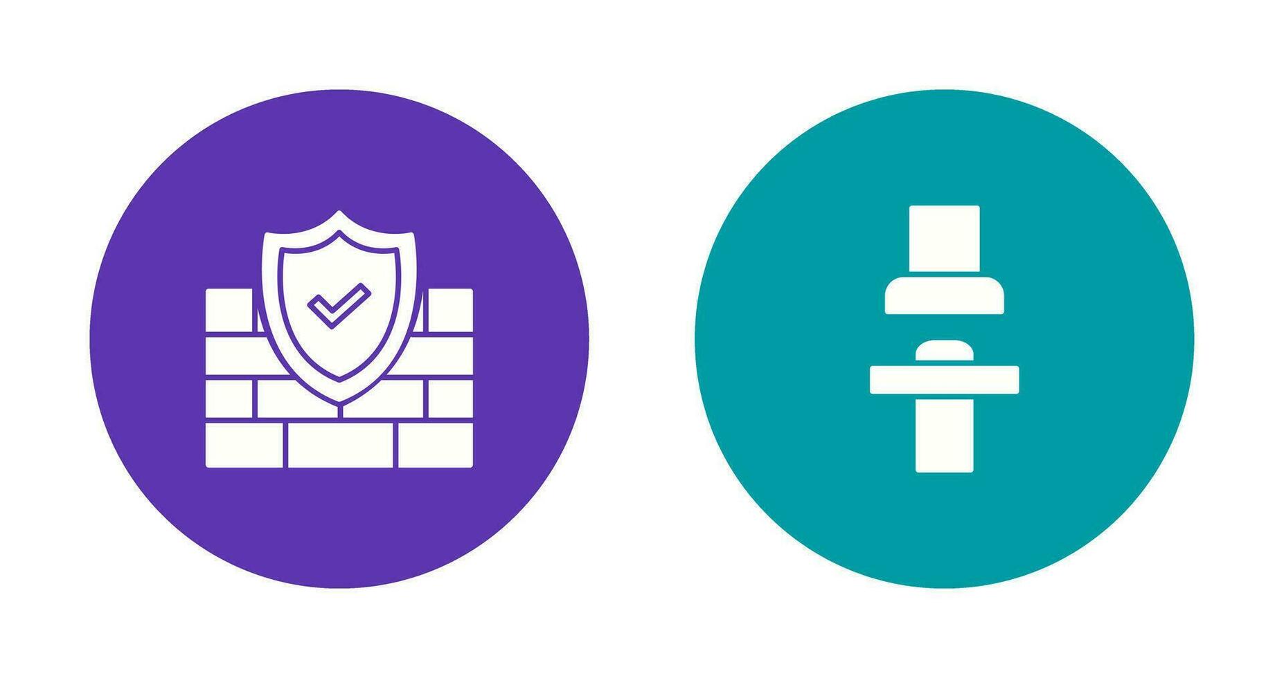 Firewall and Seat  Icon vector