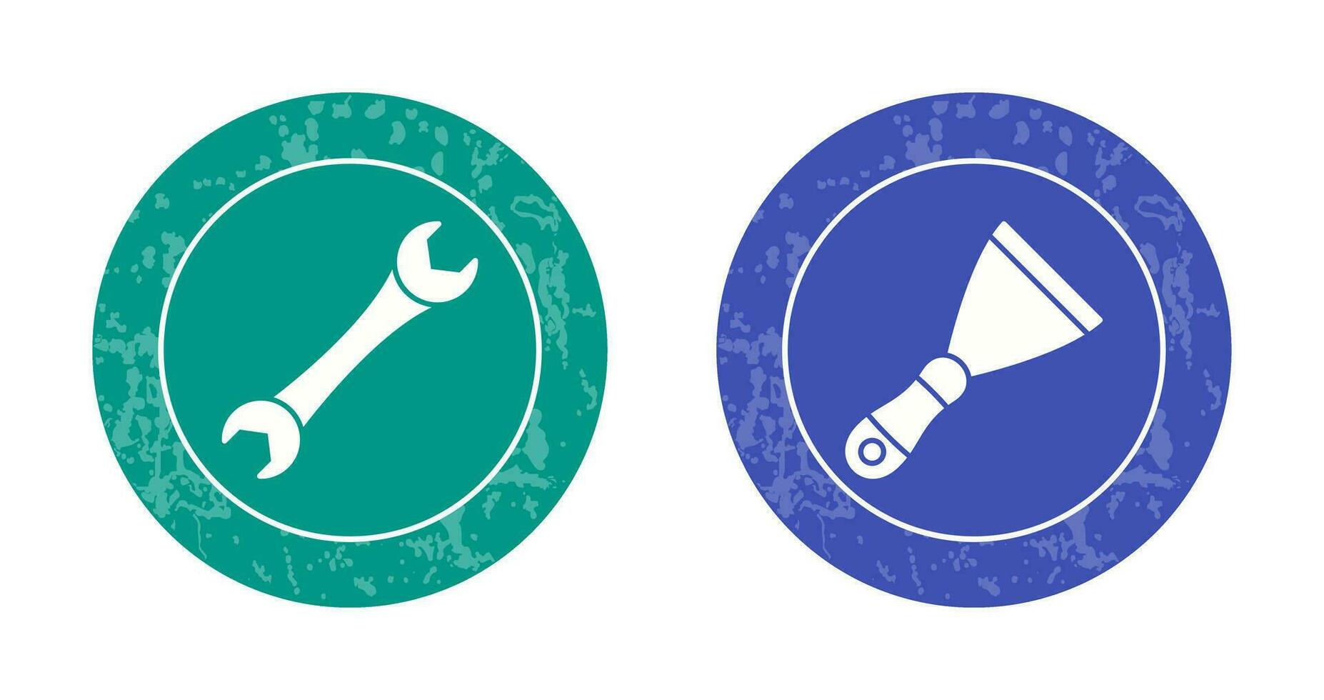 Spanner and Spatula Icon vector