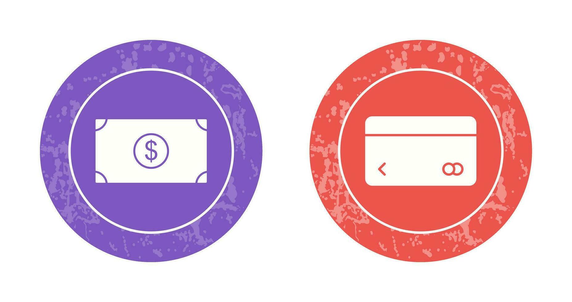 dollar and credit card Icon vector