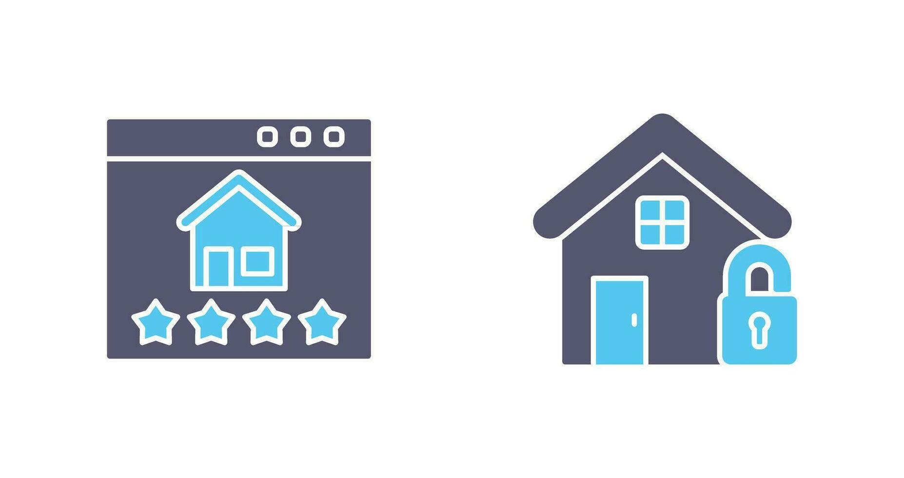 Rating and unlocked Icon vector