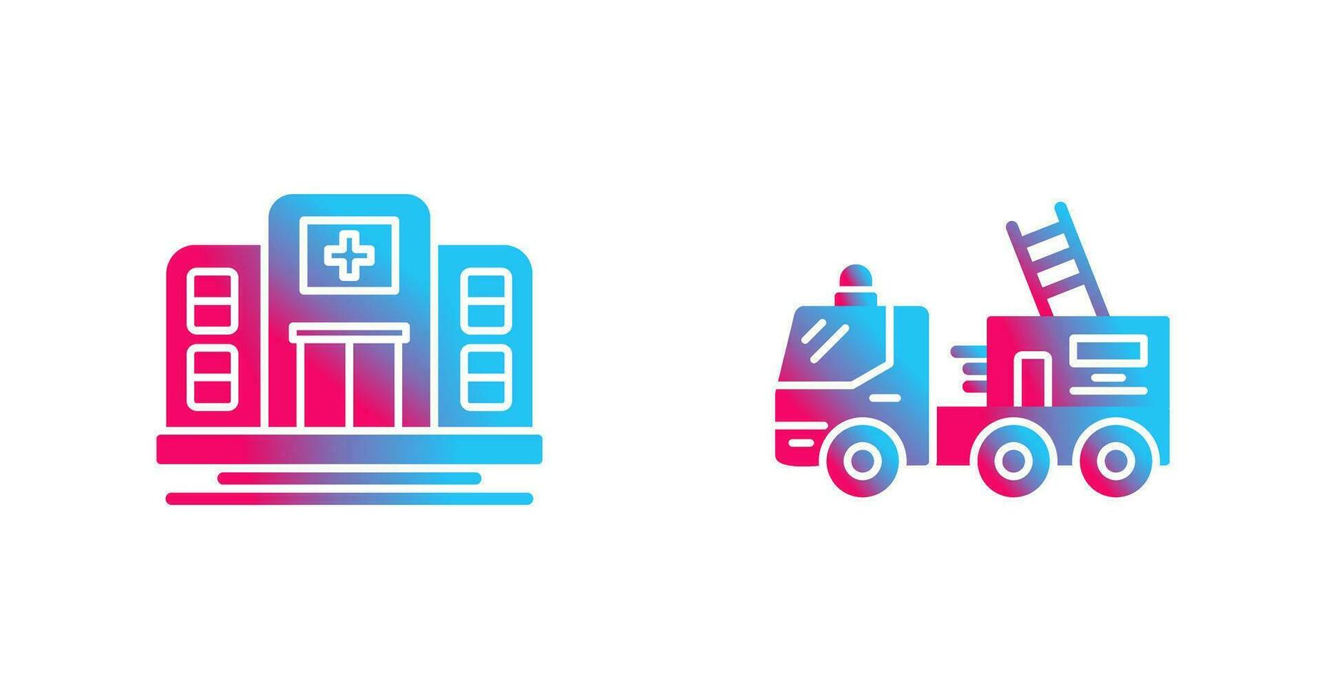 Ssd and Fire Truck Icon vector