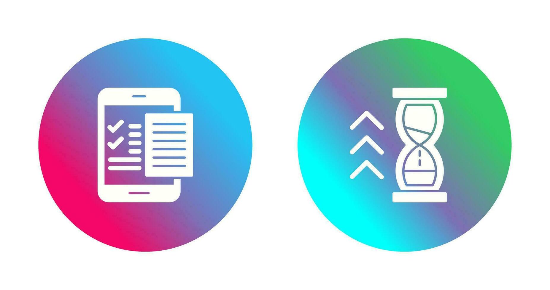 Check List and Quick Response Icon vector