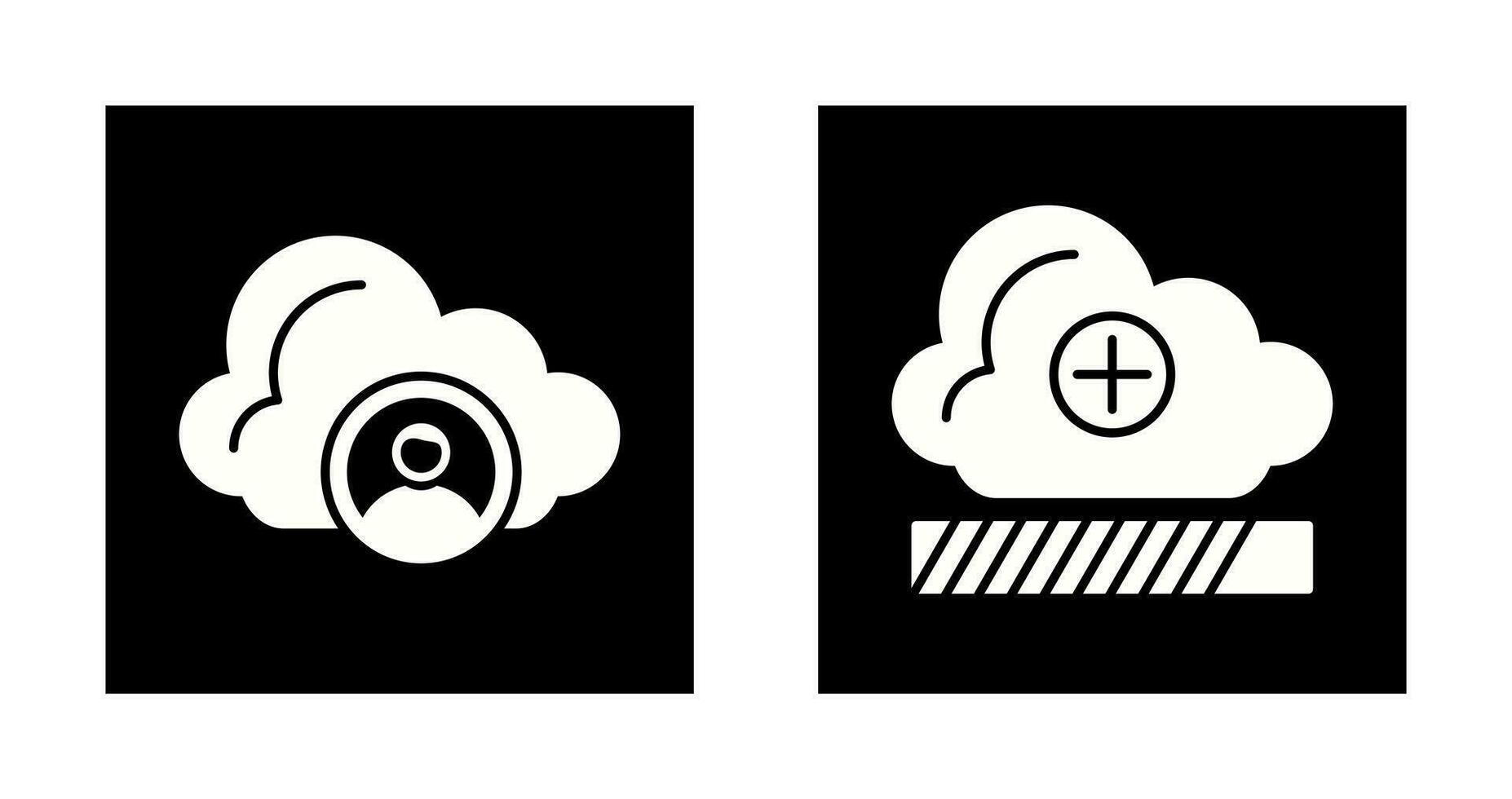 Avatar and Loading Icon vector