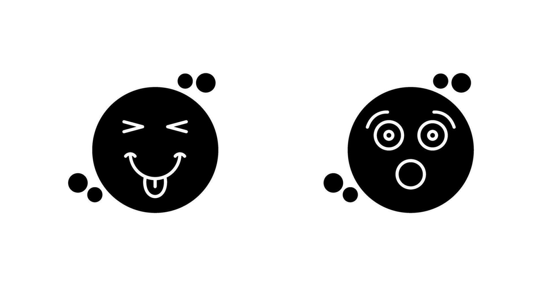 Naughty and Surprised Icon vector