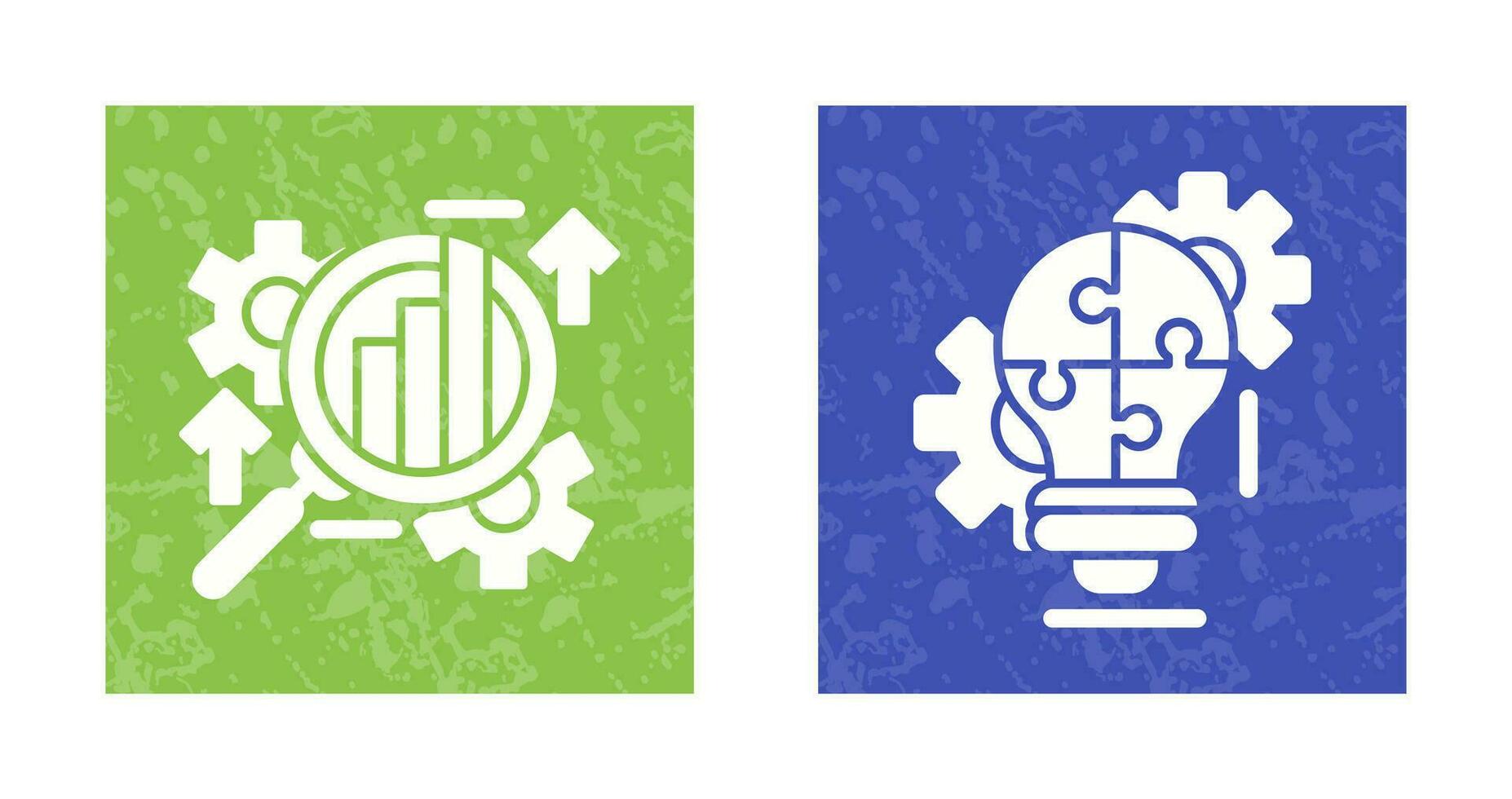 Analysis and Problem  Icon vector