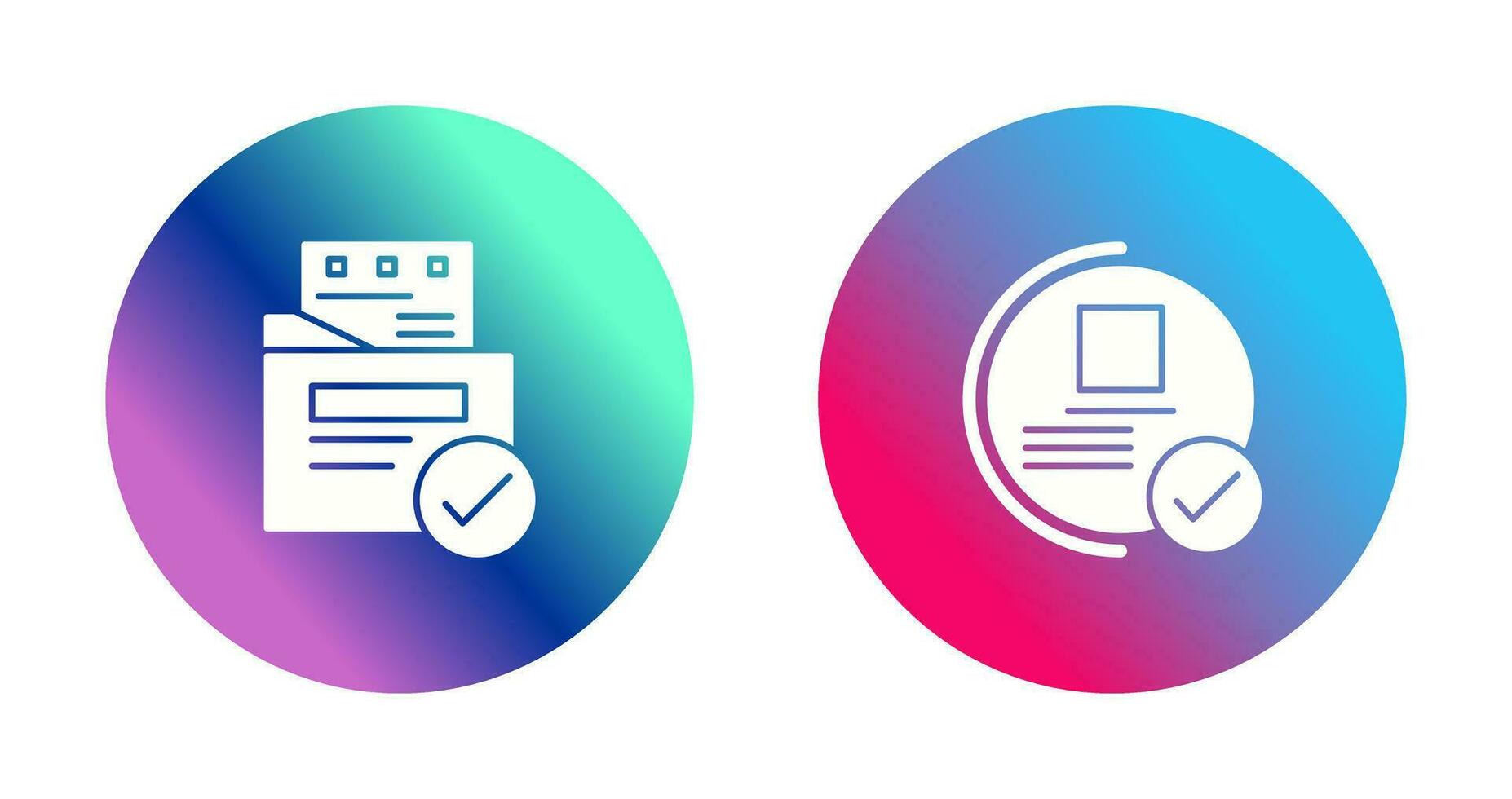 File Protection and Guarantee Icon vector