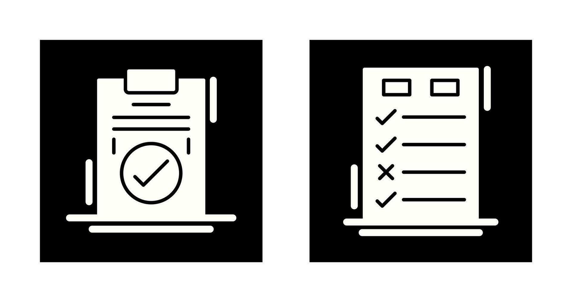 Today to Done Check List and Checkmark Icon vector