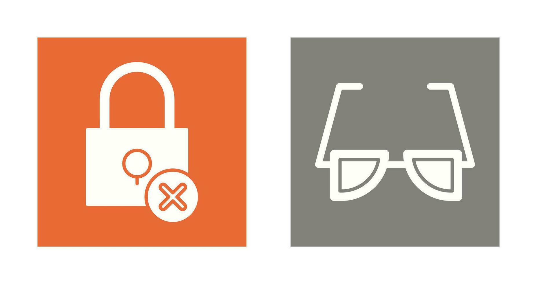 Insecure and Sunglasses Icon vector