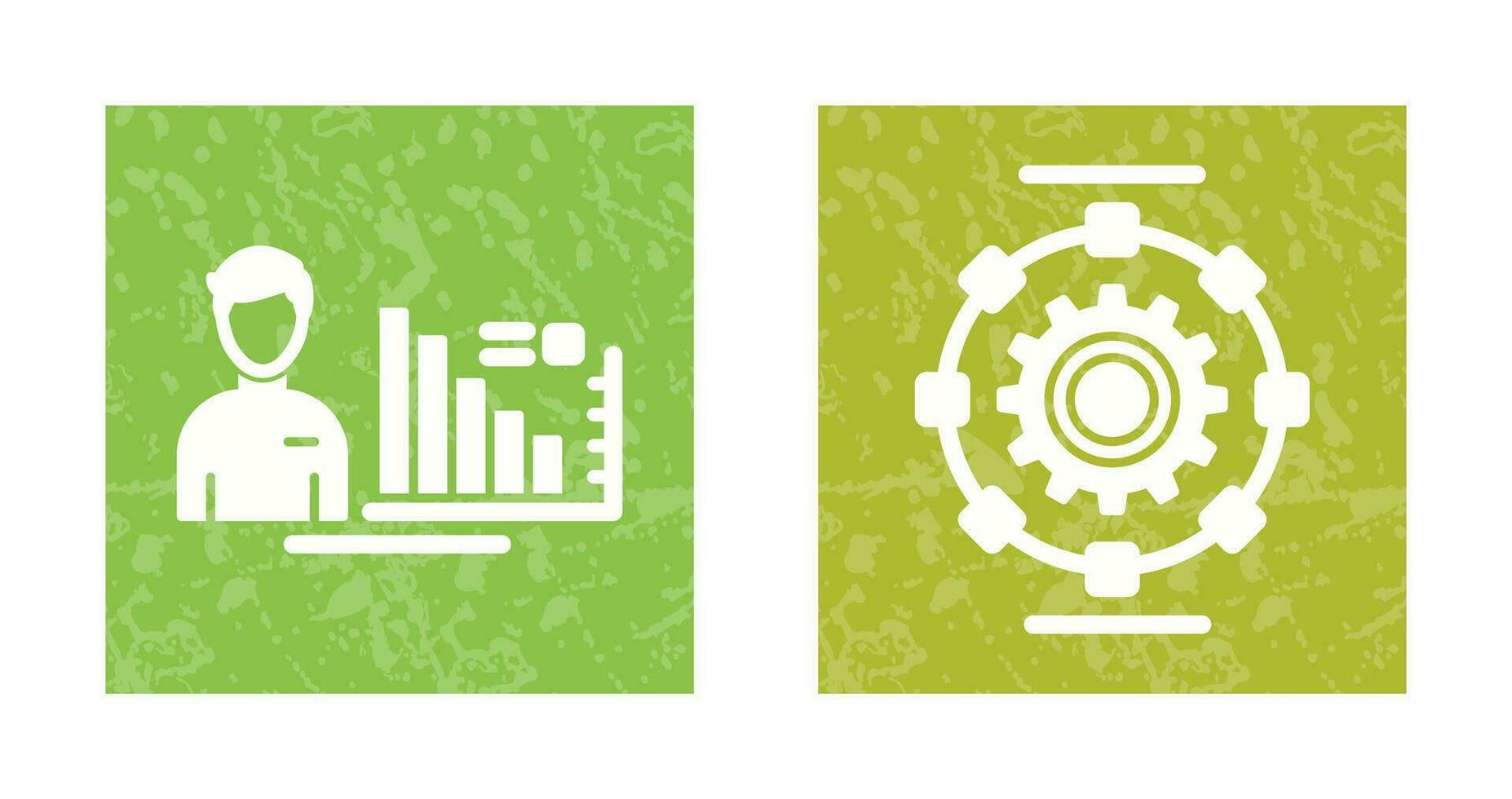 Consulting and Automated  Icon vector