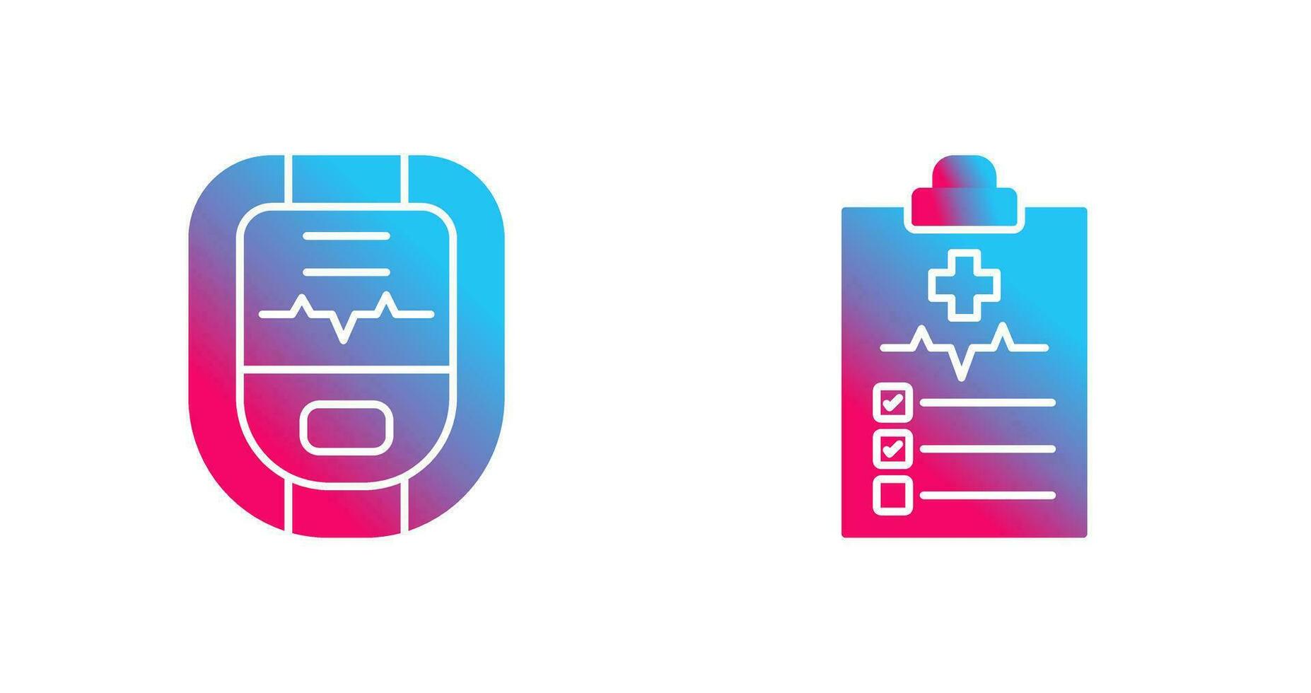 Oximeter and Medical Icon vector