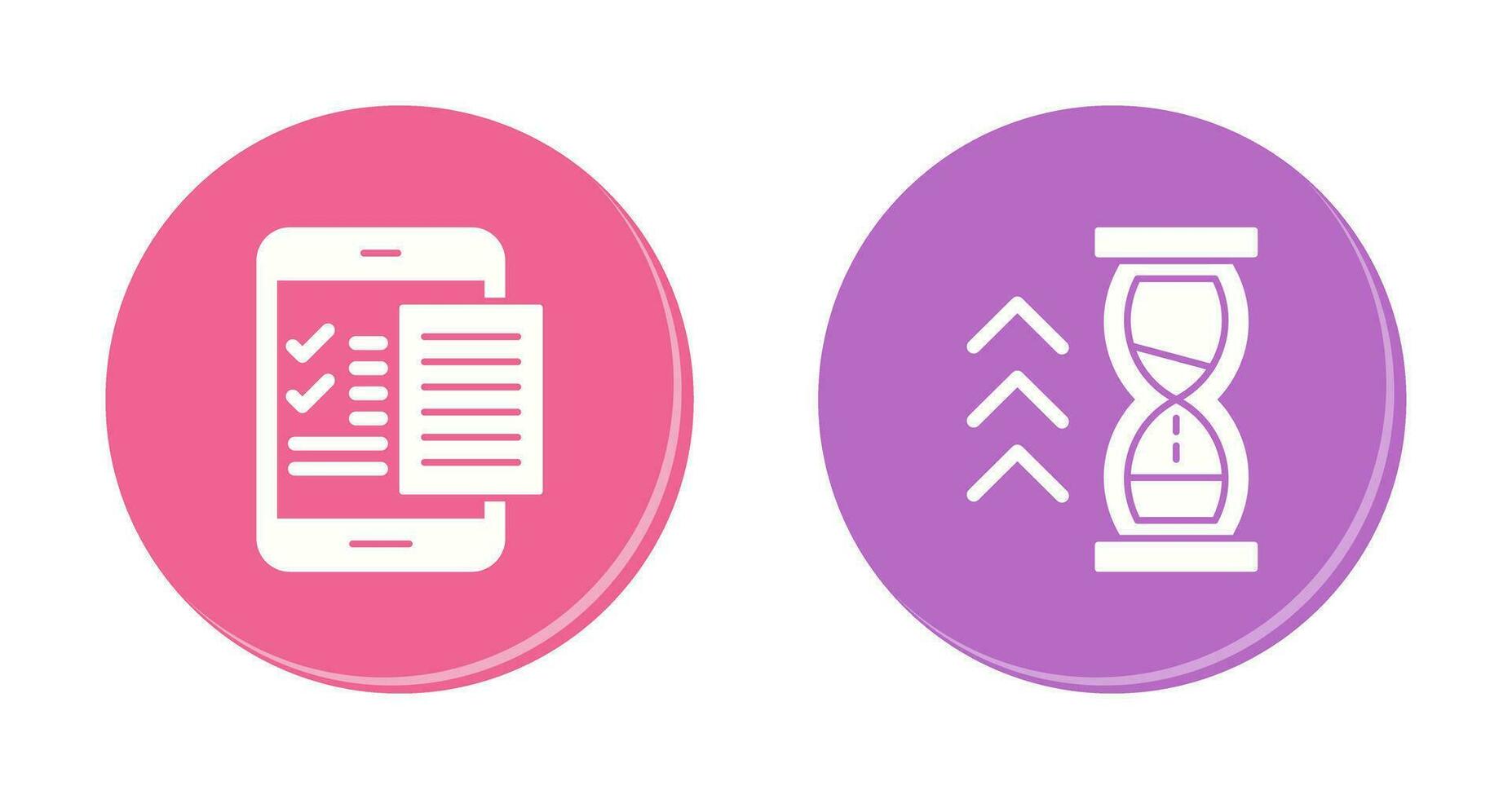 Check List and Quick Response Icon vector