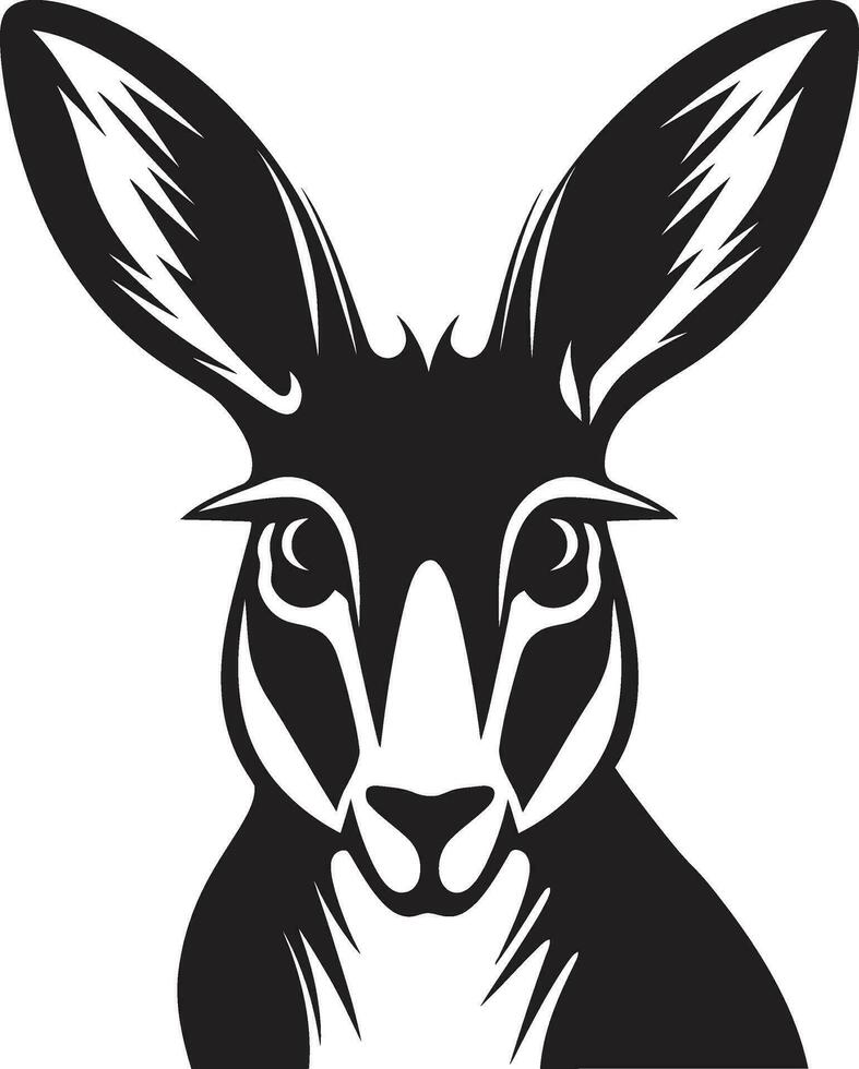 Kangaroo Outback Trekker Kangaroo Agility Athlete vector