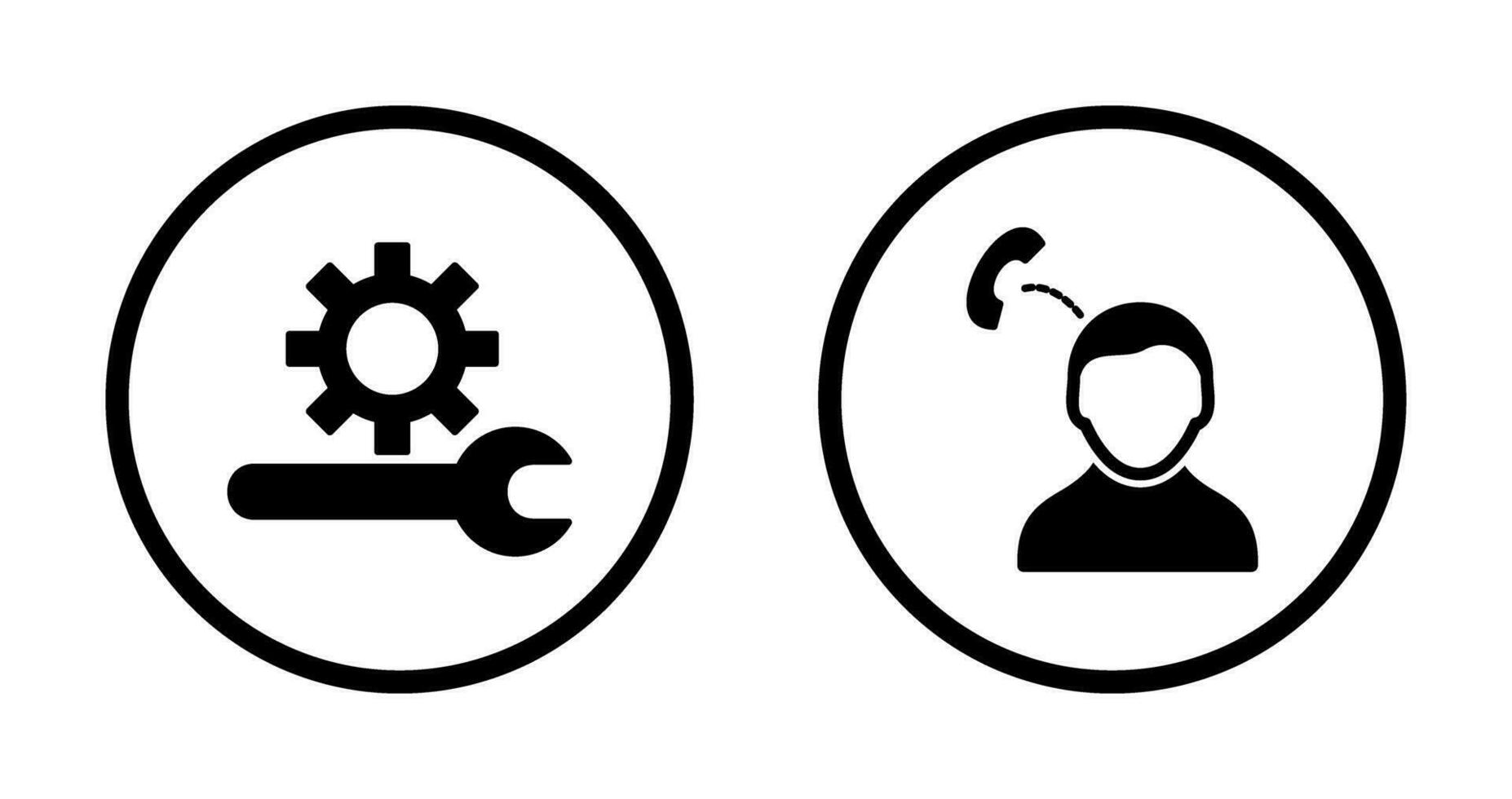 Technical Support and strategy consultation Icon vector