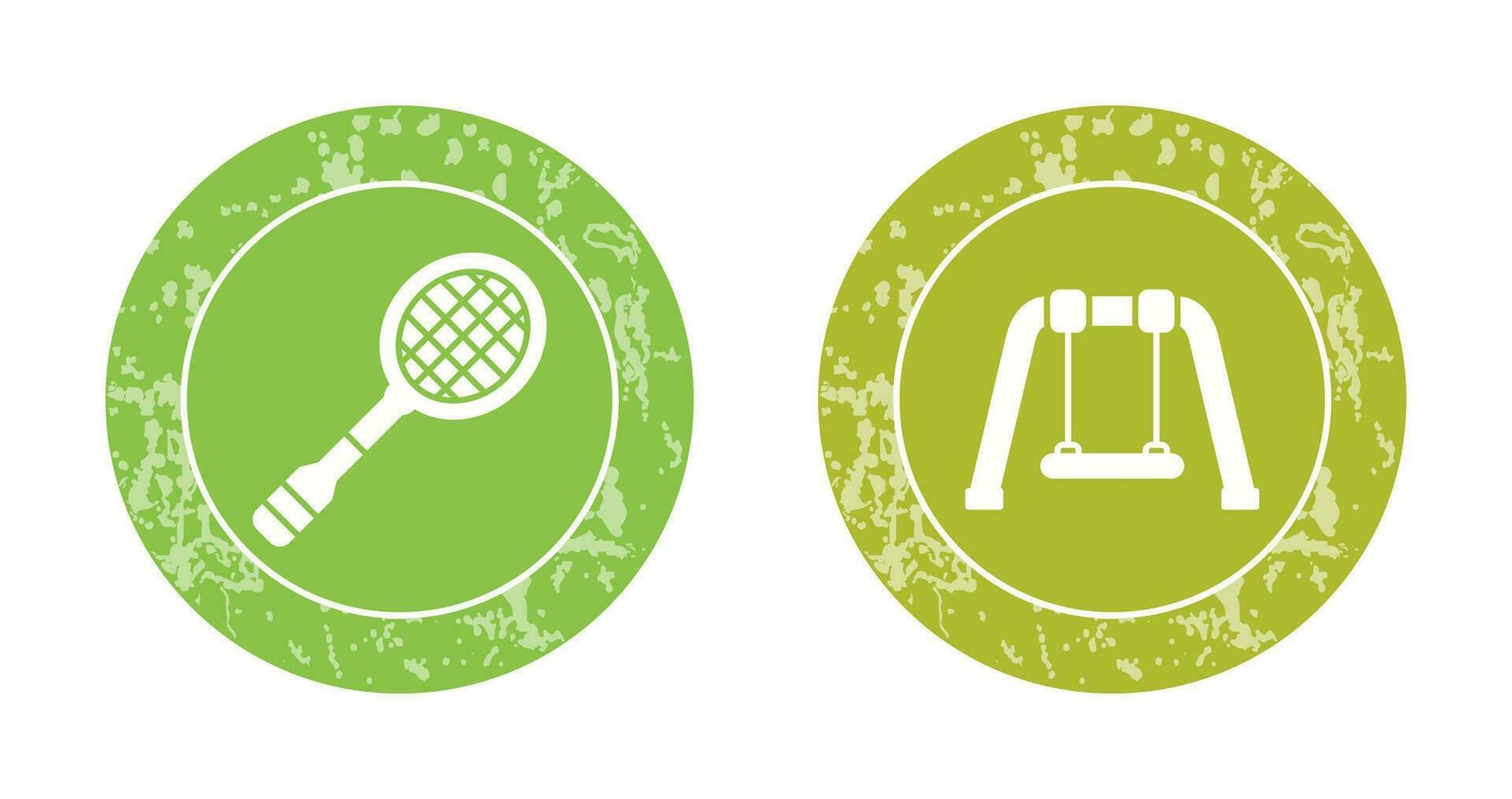 Racket and Swing Icon vector