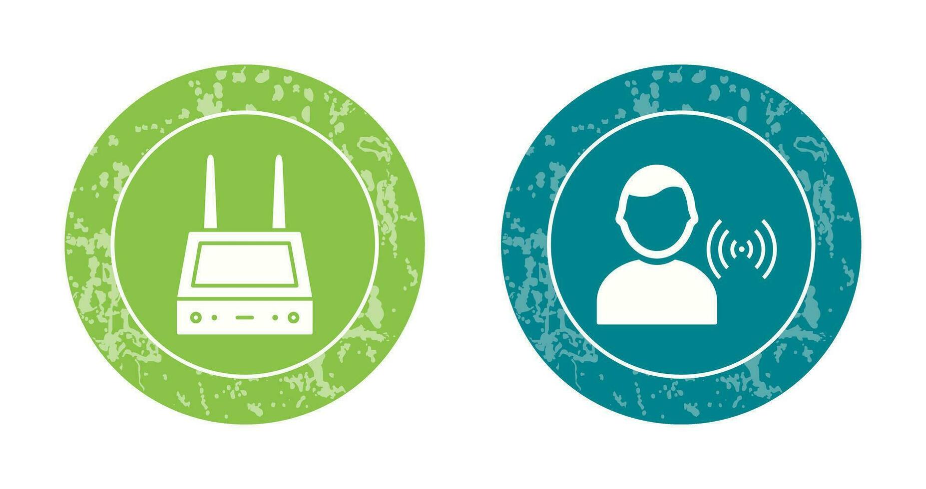 router and signal  Icon vector