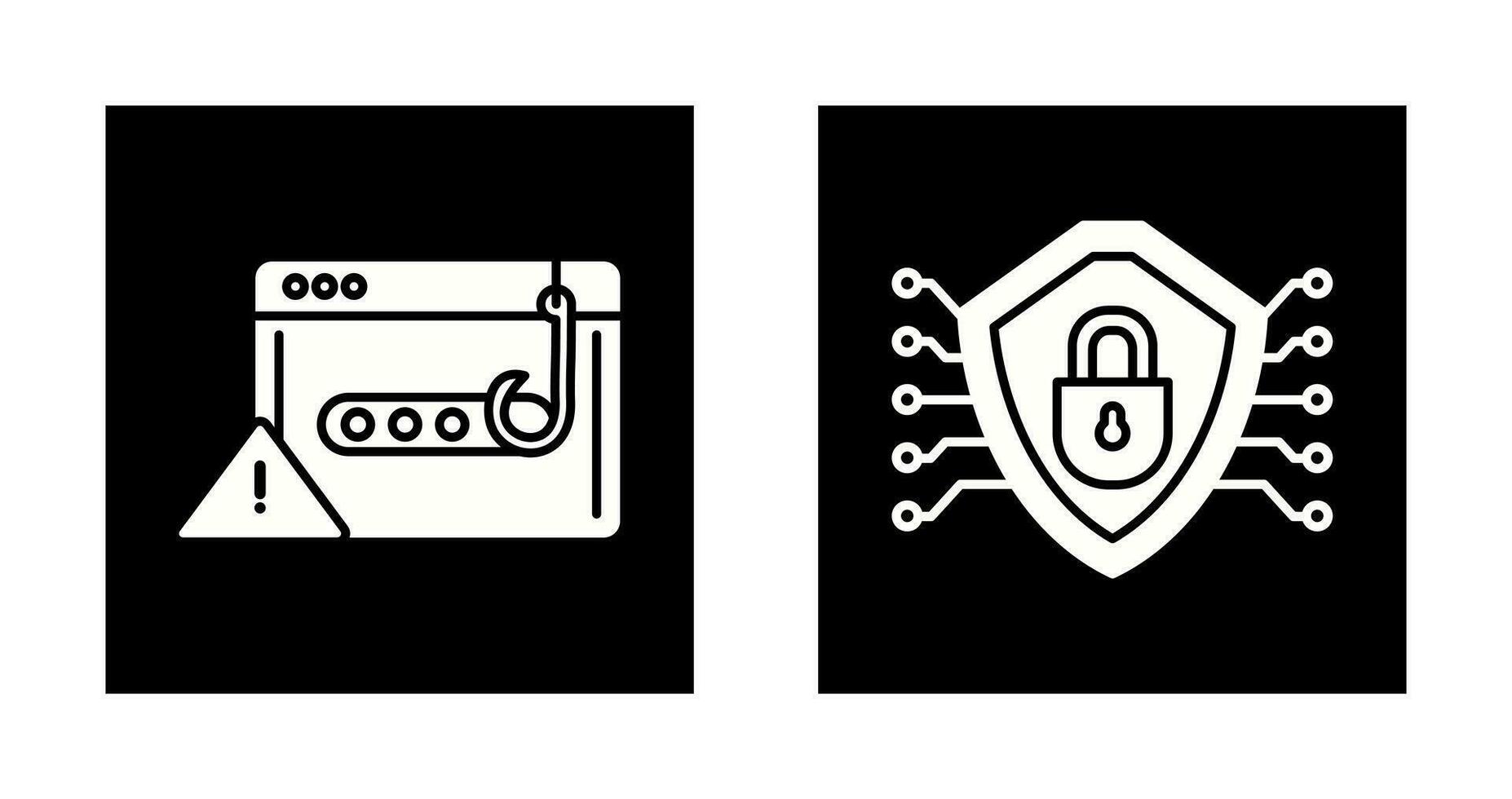 Phishing Password and Security Icon vector