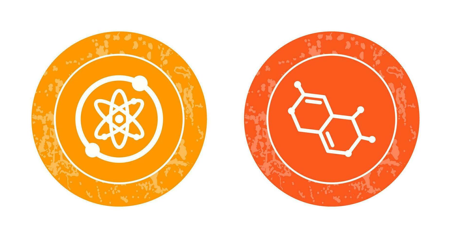 Proton and Molecule Icon vector