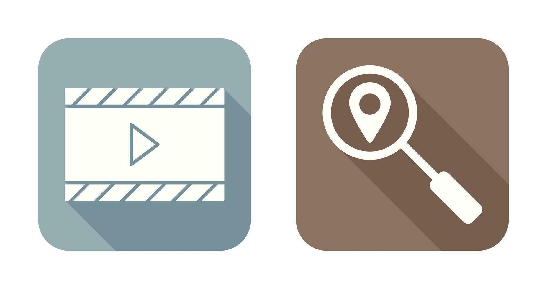 video animation and tracking services Icon vector