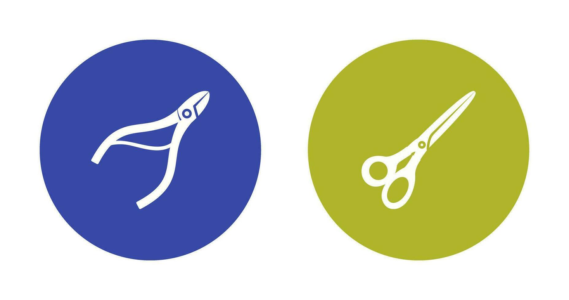 Nippers and Scissors Icon vector