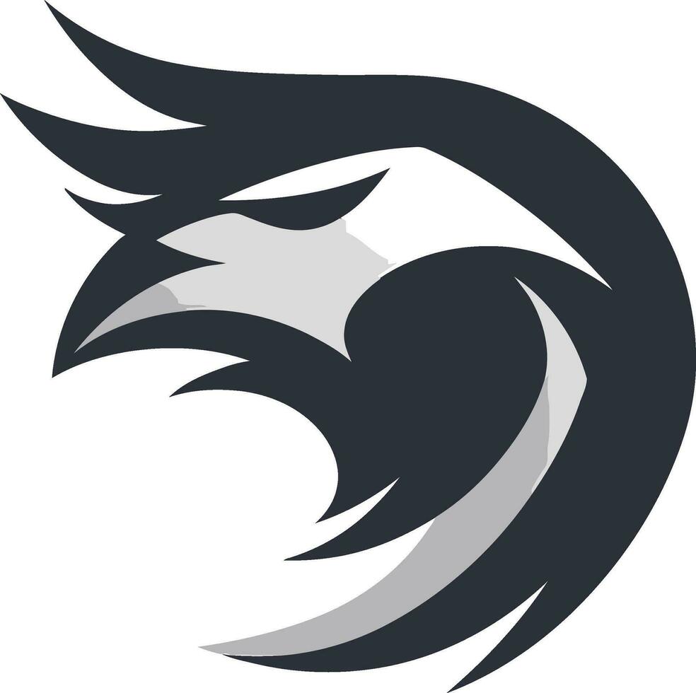 Shadow Hawk Predator Logo Night Hawk Predator Logo vector
