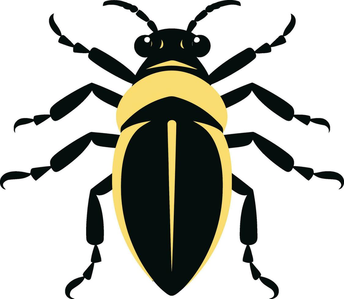 Sleek and Stylish Black Vector Aphid Emblem Black Vector Aphid Logo A Mark of Distinction