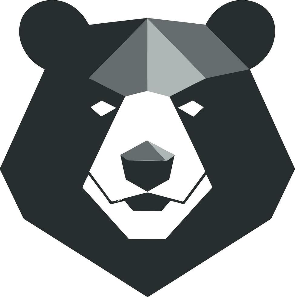 Ferocious Bear Logo Bear Dynasty Profile vector