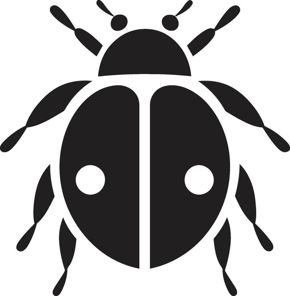 Classic Simplicity The Ladybugs Monochrome Crest in Shadows Abstract Splendor in Motion The Vector Ladybugs Geometric Insignia